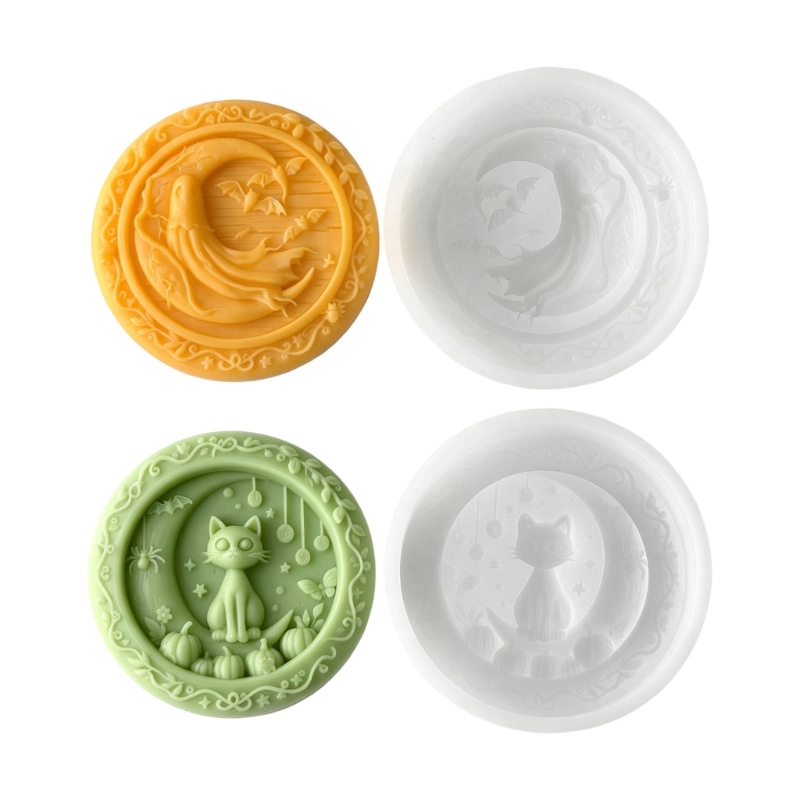 Soap Making Easy - Halloween Khuôn Silicon Bí Ngô Nến