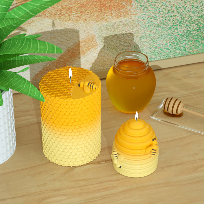 Soap Making Homemade - Nến Khuôn Silicon 3D Ong Tổ