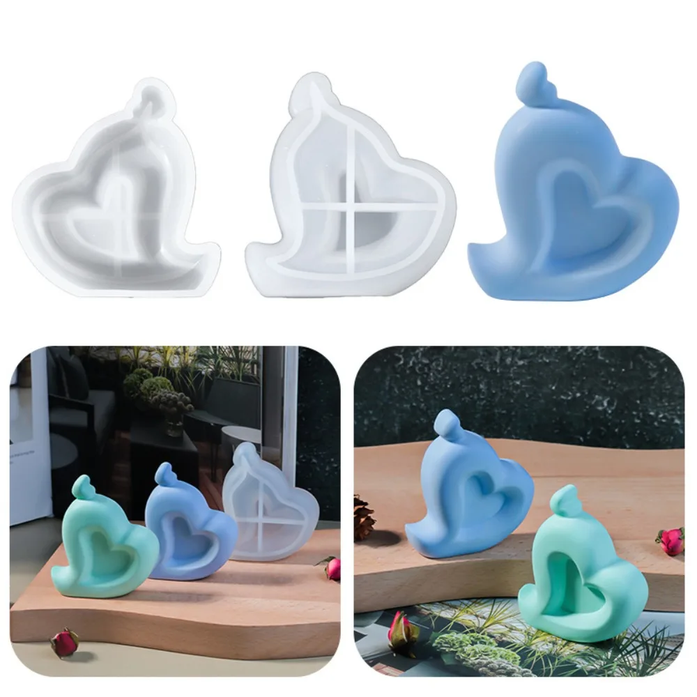 Soap Making Easy - Heart Handmade Soap Silicone Moulds Easy