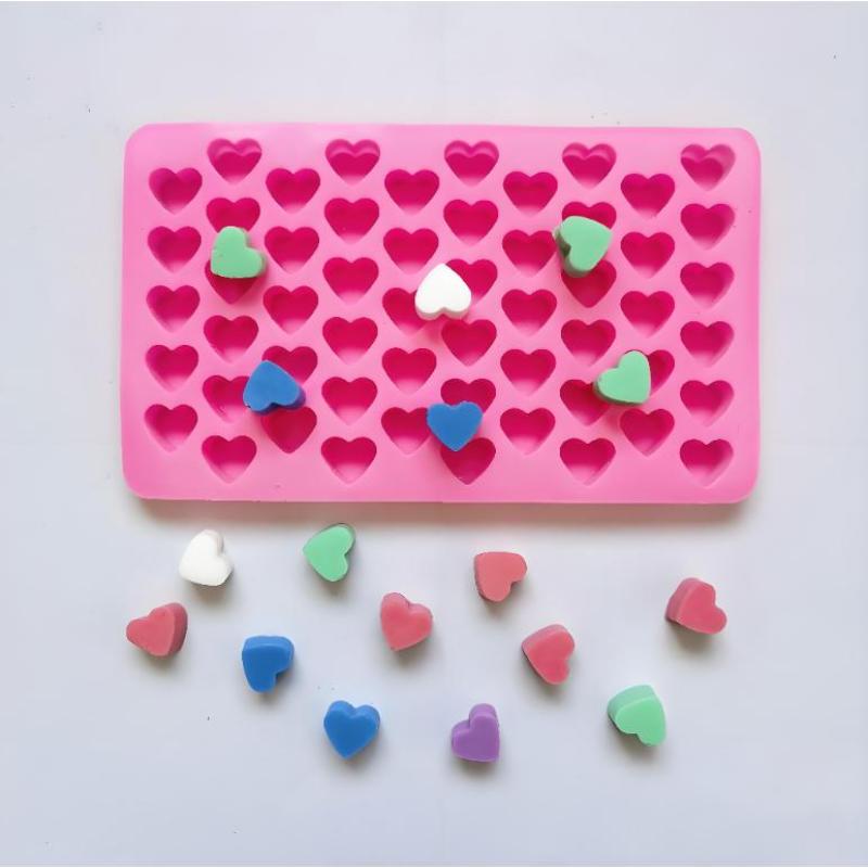 55 Grids Heart Silicone Cake M - đánh giá và giá Soap Making Utensils
