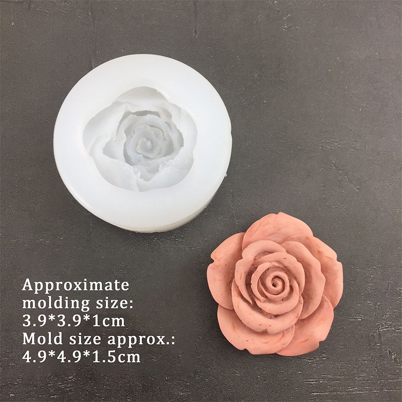 3D Rose Flower Shape Leaf Sili - đánh giá và giá Soap Making Utensils