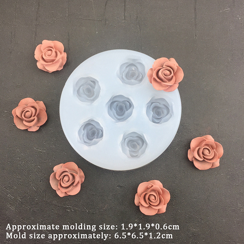 3D Rose Flower Shape Leaf Sili - đánh giá và giá Soap Making Utensils