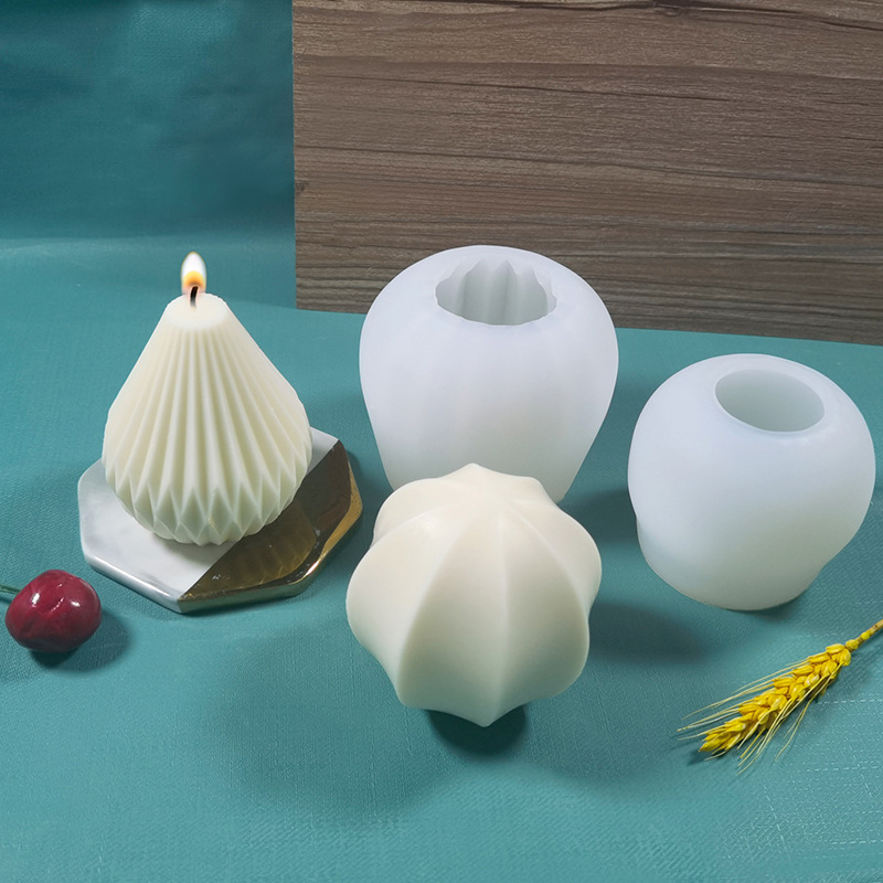 3D Silicone Candle Molds Geome - đánh giá và giá Soap Making Homemade