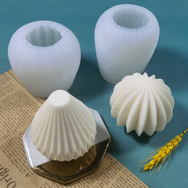 3D Silicone Candle Molds Geome - đánh giá và giá Soap Making Homemade