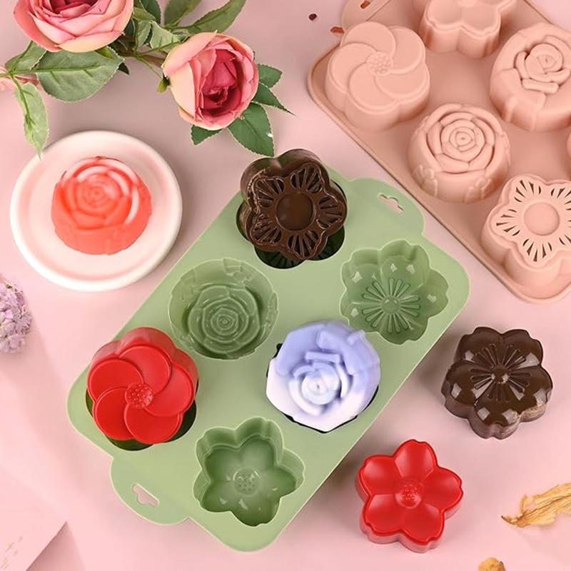 SU Flower Silicone Mold, 6 Cav - đánh giá và giá Soap Making Homemade
