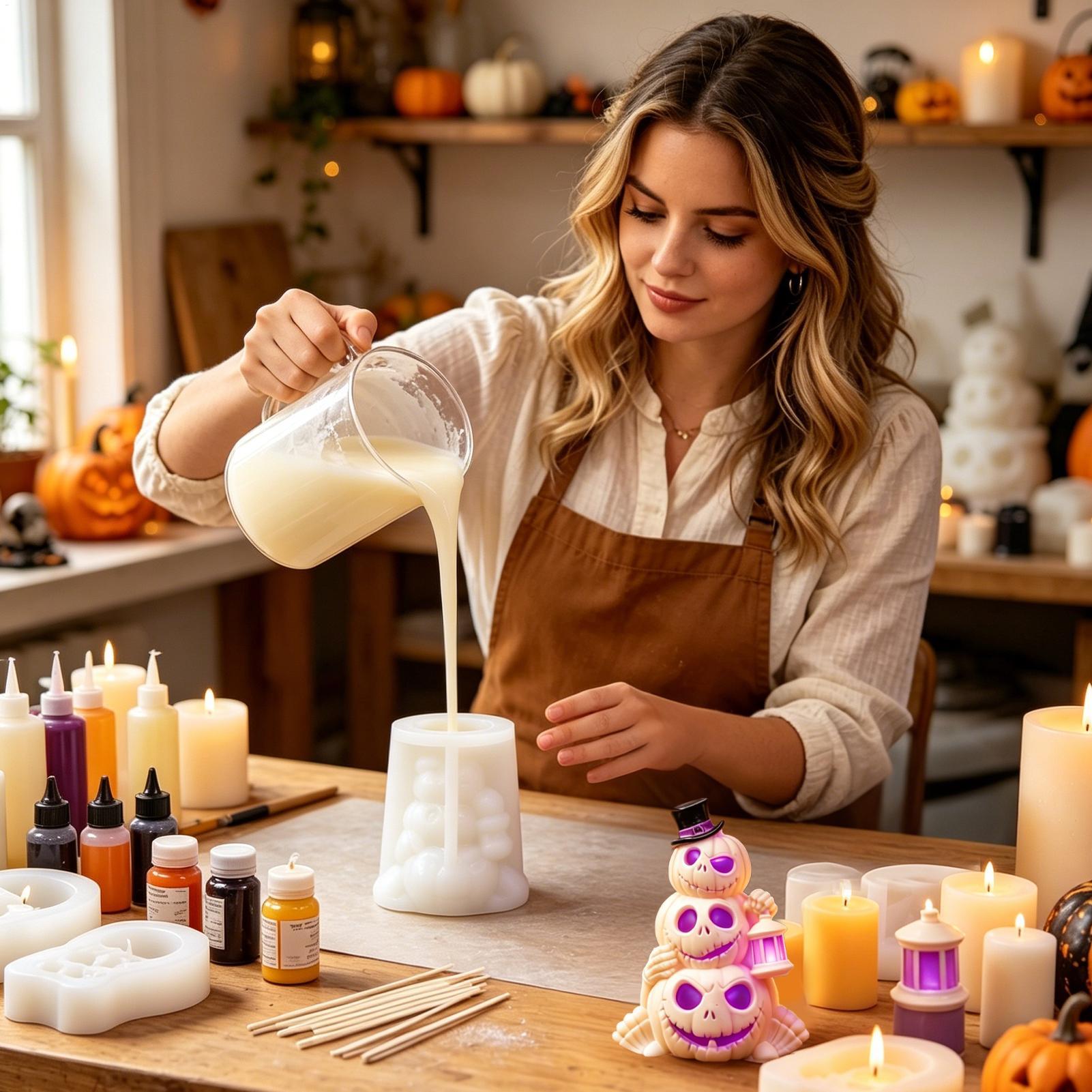 3D 3-Layer Halloween Pumpkin S - đánh giá và giá Soap Making Kit For Adults
