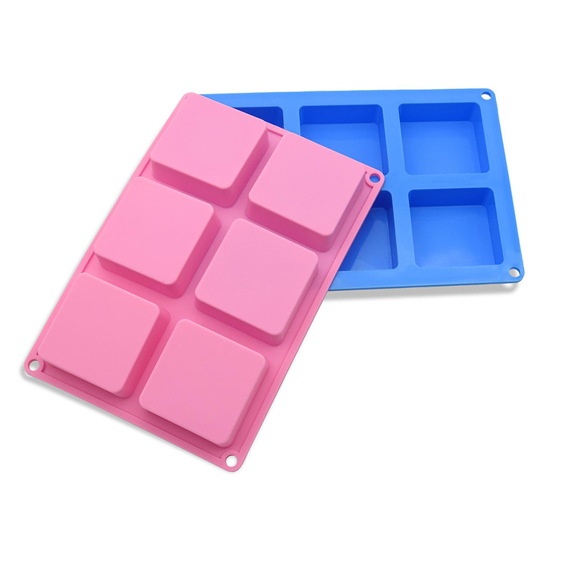 Square Soap Molds 6-Cavity Non - đánh giá và giá Soap Making Designs