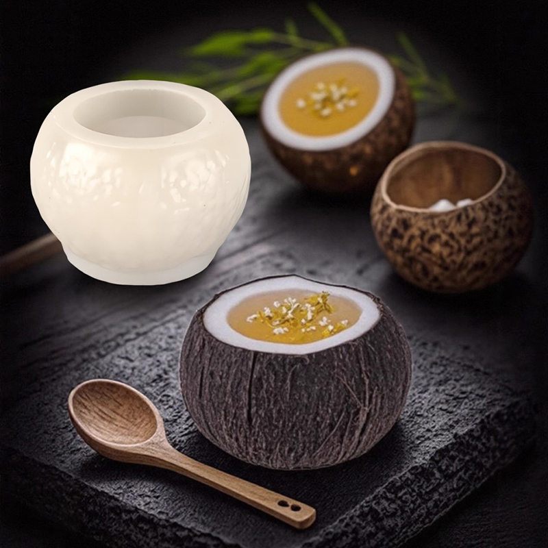 3D Simulation Coconut Silicone - đánh giá và giá Soap Making Utensils