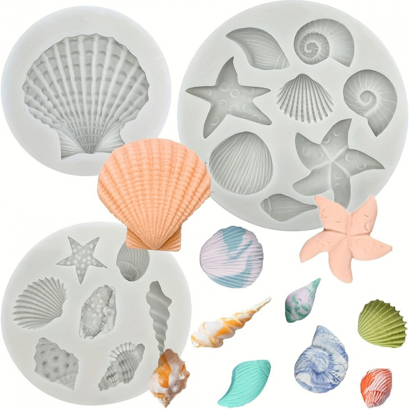 3pcs/set, Shell Mold Set, Irre - đánh giá và giá Soap Making Easy