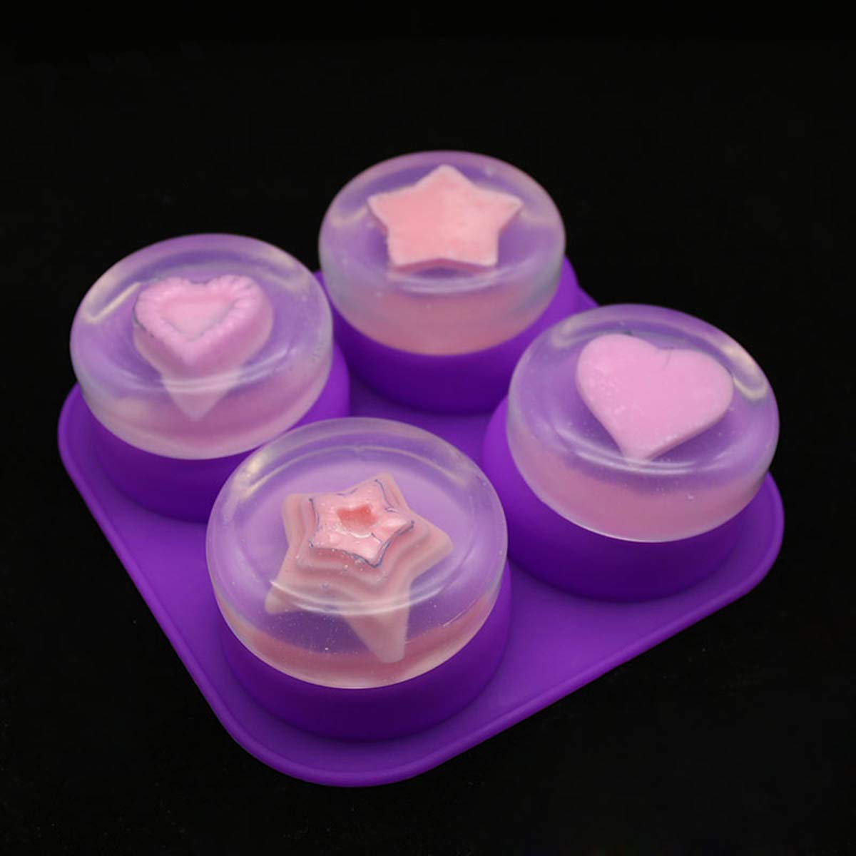 1-2 PCS 4 Cavity Reusable Roun - đánh giá và giá Soap Making Designs