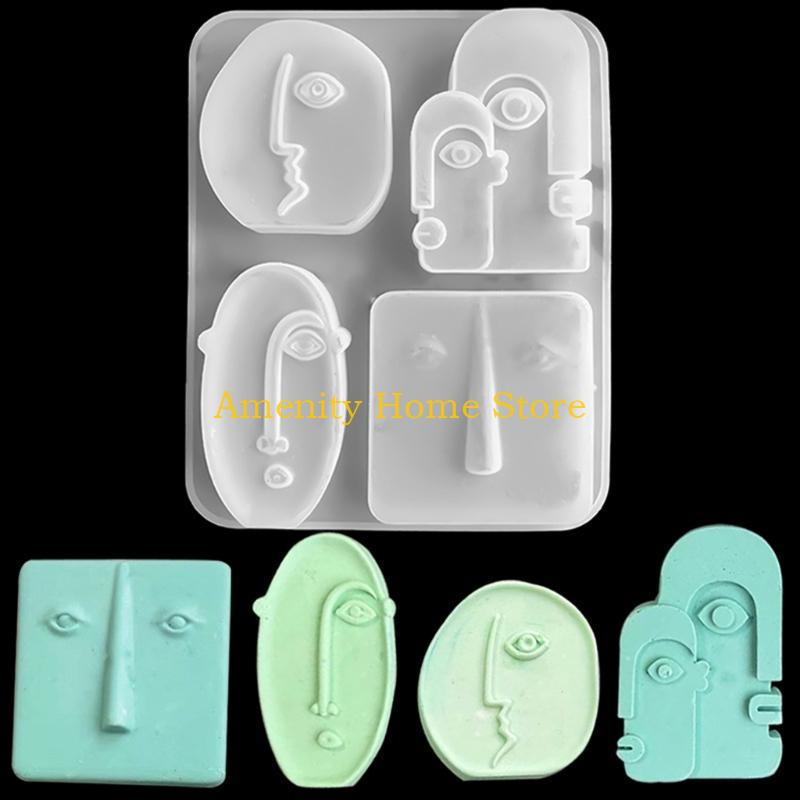 F26C 3D Mặt Người Nến Khuôn Ng - đánh giá và giá Soap Making Homemade