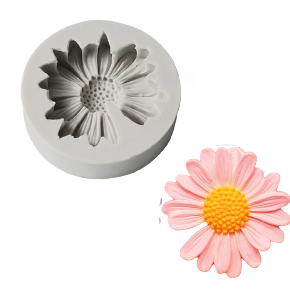 3D Daisy Flower Mold Sun Flowe - đánh giá và giá Soap Making Utensils