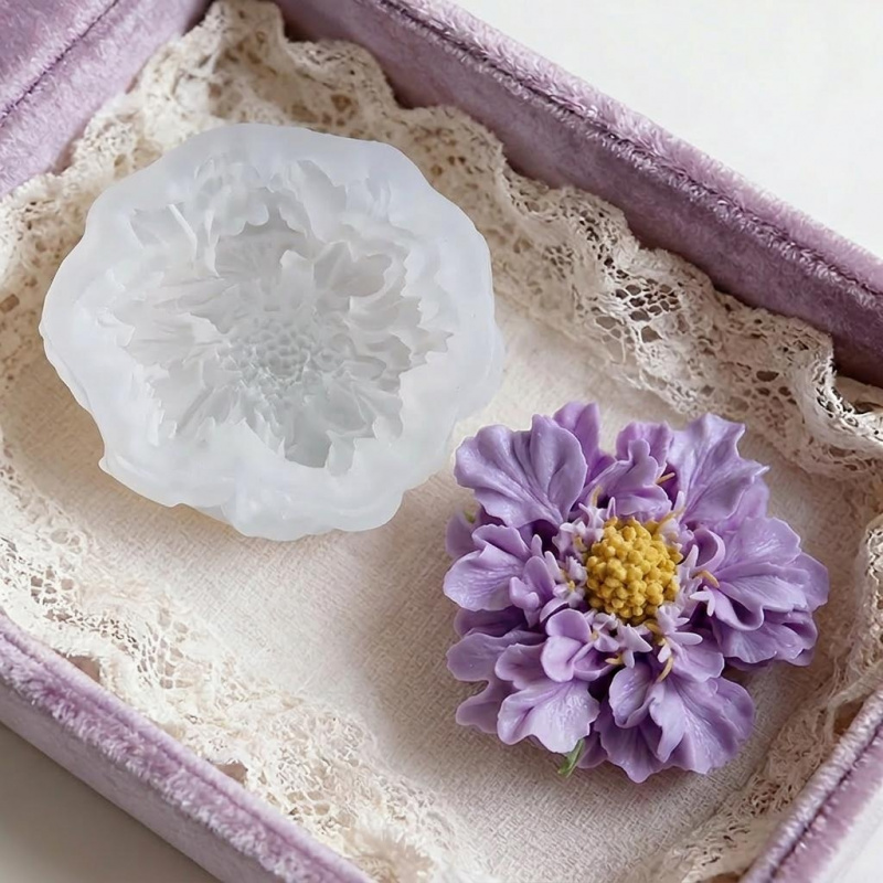 1 Dreamy Blue Potted Flower Si - đánh giá và giá Soap Making Designs