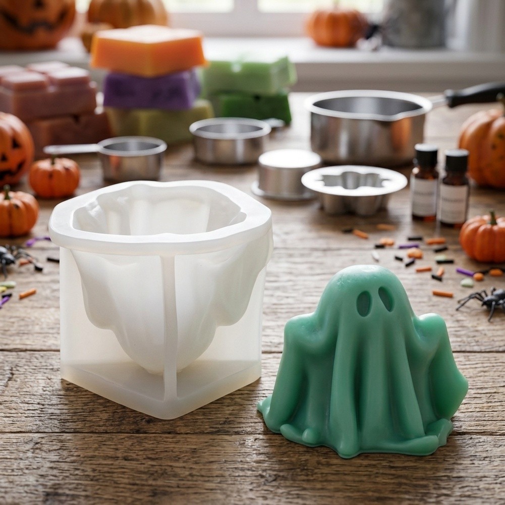 Spooky Design Silicone For Mol - đánh giá và giá Soap Making Easy